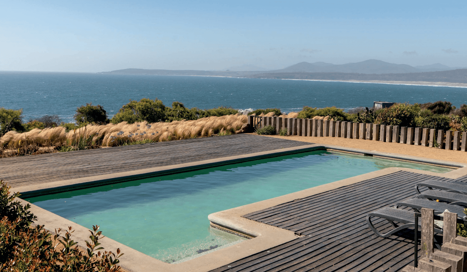 Piscina en Zapallar Vista a el Mar